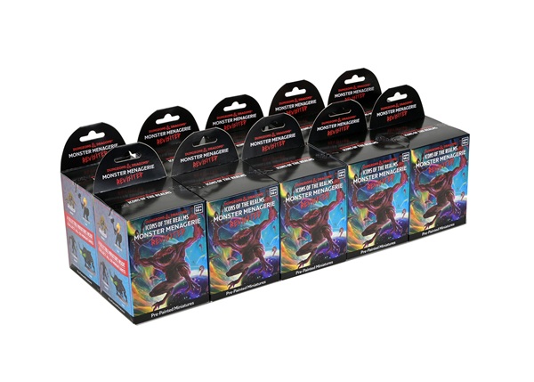 Fantasy Miniatures Icons Of The Realms: Monster Menagerie Revisited Booster Brick  40 Figurer