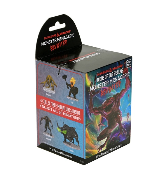 Fantasy Miniatures Icons Of The Realms: Monster Menagerie Revisited Booster Pack    Figurer