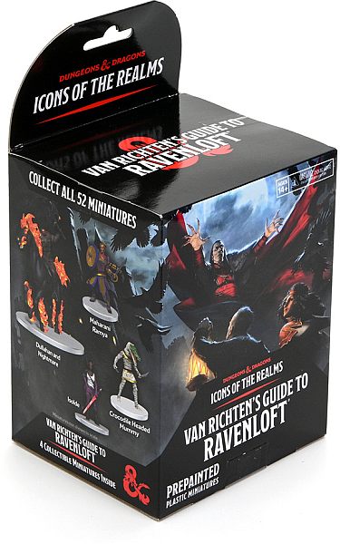 Fantasy Miniaturesset 21 Icons Of The Realms: Van Richten   Guide To Ravenloft Booster Pack    Figurer