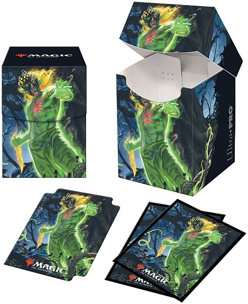 Deck Box Pro 100    100 Kortlommer   Matte Deck Protector Sleeves  Magic Zendikar Rising: V1 Obuun  Mul Daya Ancestor Ultra Pro  184