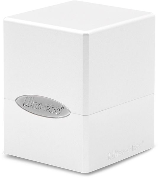 Deck Box Satin Cube: Arctic White  Hvid  Ultra Pro  15584