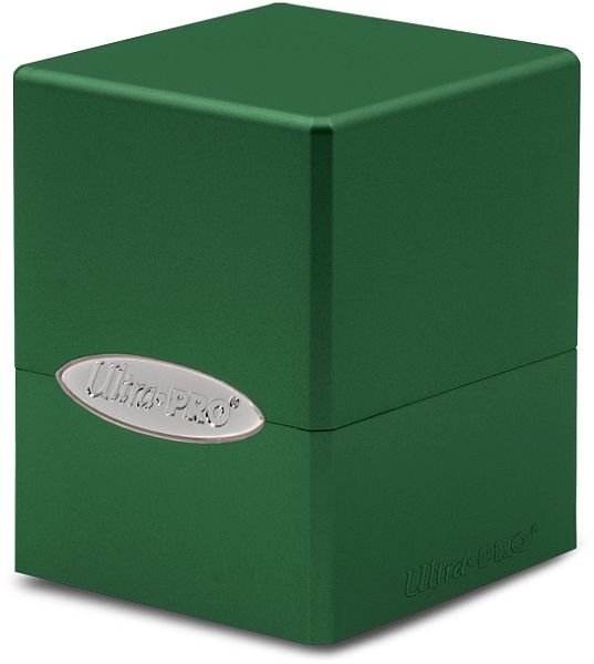 Deck Box Satin Cube: Forest Green  Gr 195 184    Ultra Pro  15588