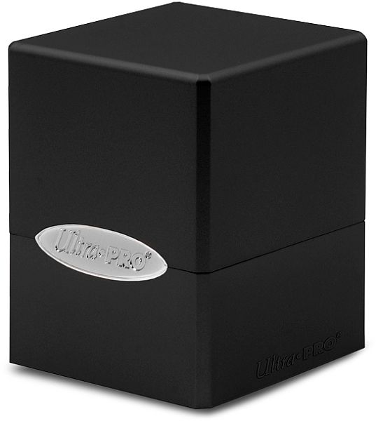 Deck Box Satin Cube: Jet Black  Sort  Ultra Pro  15585