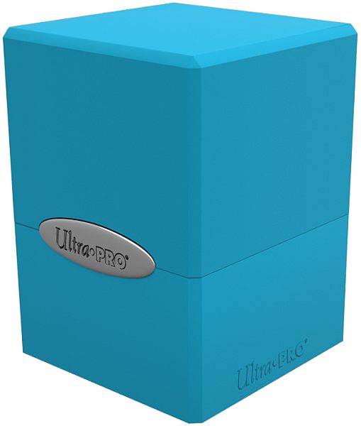 Deck Box Satin Cube: Sky Blue  Bl 195 165  Ultra Pro  15589