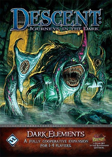 Descent Second Edition 2nd Co-op Adventure Expansion: Dark Elements Ffg