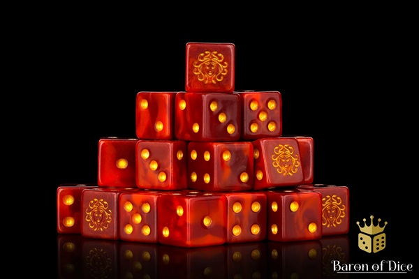 Dice Terninges 195 166   25 Terninger Baron Of Dice: D6   -sidet  Daughters Of Medusa  Square Corners