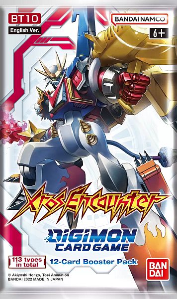 Digimon Card Game Bt10: Xros Encounter Booster Pack