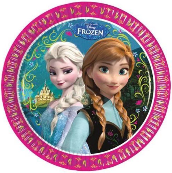 Disney: Frozen Birthday Party Paper Plates   Stk