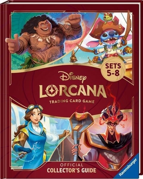 Disney Lorcana Tcg: Set 05-08 Official Collector   Guide Book