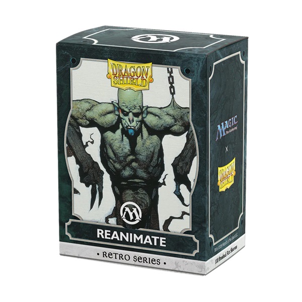 Dragon Shield Deck Protectors Brushed Art Sleeves: Magic: The Gathering Retro Series: Reanimate 100 Lommer Dragonshield Sleeves  At-16533