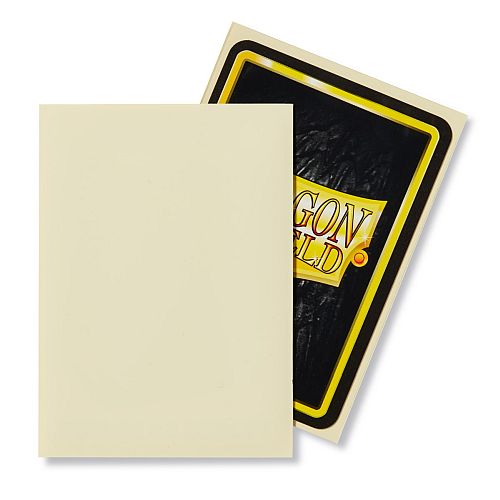 Dragon Shield Deck Protectors Classic Ivory 60 Stk  Lommer   Box  Dragonshield Sleeves  At-10717
