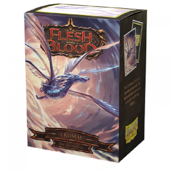 Dragon Shield Deck Protectors Matte Art Sleeves: Flesh And Blood: Cromai 100 Lommer Dragonshield Sleeves  At-16078