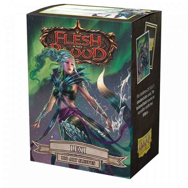 Dragon Shield Deck Protectors Matte Art Sleeves: Flesh And Blood: Lexi 100 Lommer Dragonshield Sleeves  At-16041
