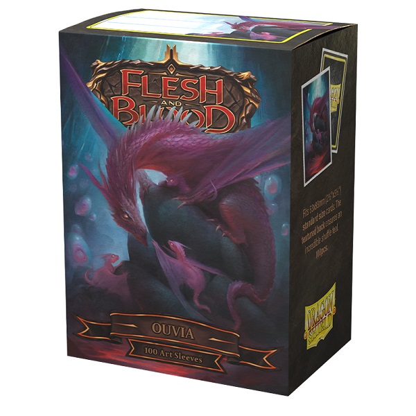 Dragon Shield Deck Protectors Matte Art Sleeves: Flesh And Blood: Ouvia 100 Lommer Dragonshield Sleeves  At-16059