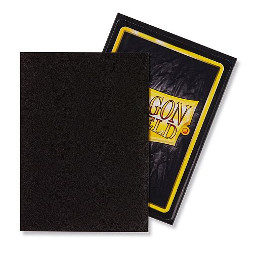 Dragon Shield Deck Protectors Matte: Black  Sort  100 Lommer Dragonshield Sleeves  At-11002