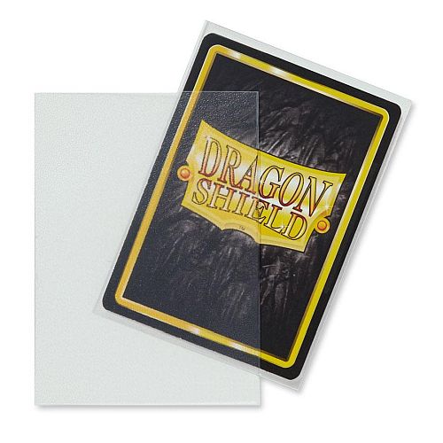 Dragon Shield Deck Protectors Matte: Clear  Gennemsigtig  100 Lommer Dragonshield Sleeves  At-11001