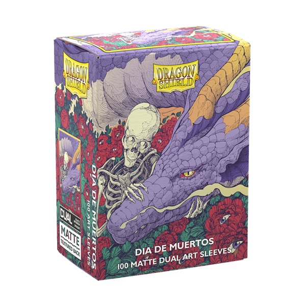 Dragon Shield Deck Protectors Matte Dual Art Sleeves: Dia De Muertos 2026 100 Lommer Dragonshield Sleeves  At-12192