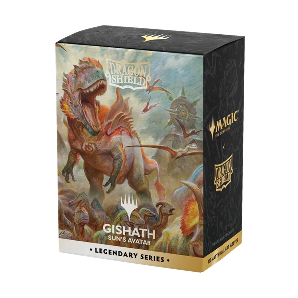 Dragon Shield Deck Protectors Matte Dual Art Sleeves: Magic: The Gathering Legendary Series: Gishath  Sun   Avatar 100 Lommer Dragonshield Sleeves  At-16541