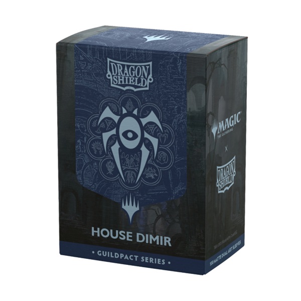 Dragon Shield Deck Protectors Matte Dual Art Sleeves: Magic: The Gathering: The Guildpact Series House Dimir 100 Lommer Dragonshield Sleeves  At-16509