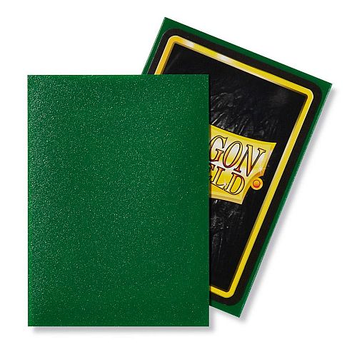 Dragon Shield Deck Protectors Matte Emerald 100 Lommer Dragonshield Sleeves  At-11036