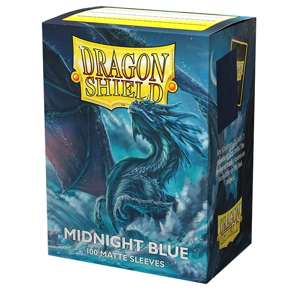 Dragon Shield Deck Protectors Matte: Midnight Blue 100 Lommer Dragonshield Sleeves  At-11057
