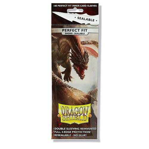 Dragon Shield Deck Protectors Perfect Fit Smoke Sealable  Til Standard 63x88mm Kort  100 Lommer Dragonshield Sleeves  At-13223