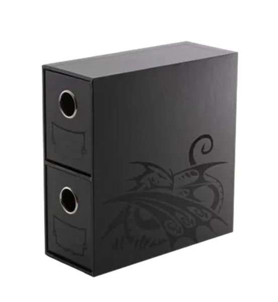 Dragon Shield Fortress Card Drawers: Black  Dragonshield  At-33706