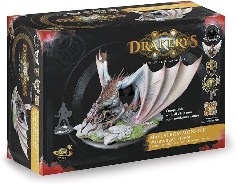 Drakerys Miniature Boardgame Maelstrom Monster: Warmonger Dragon