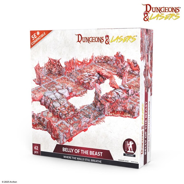 Dungeons   Lasers Terrain: Belly Of The Beast