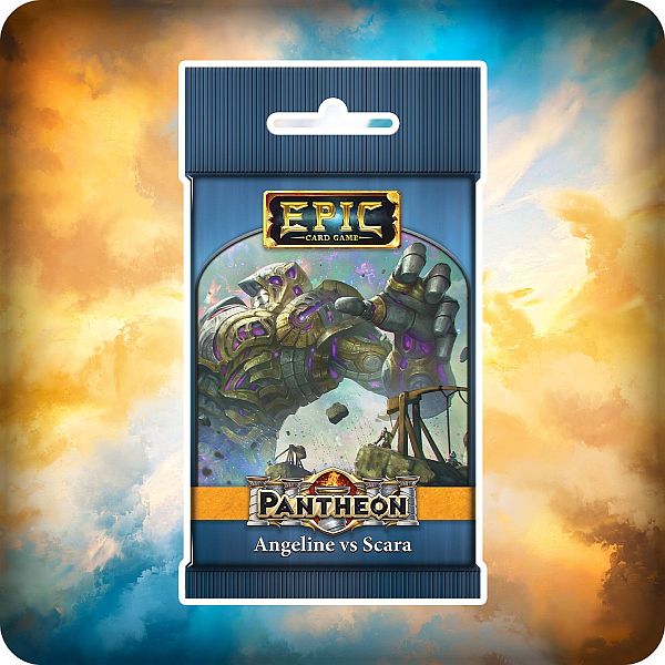Epic Deckbuilding Card Game: Pantheon Angeline Vs Scara Expansion