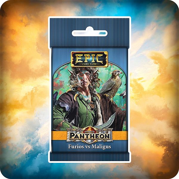Epic Deckbuilding Card Game: Pantheon Furios Vs Maligus Expansion