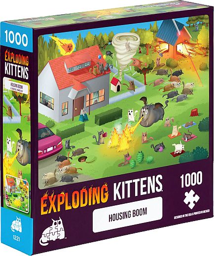 Exploding Kittens: Housing Boom Puzzle  1000 Pieces