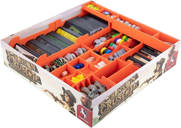 Feldherr Organizer For Robinson Crusoe And Expansion Voyage Of The Beagle Board Game Box