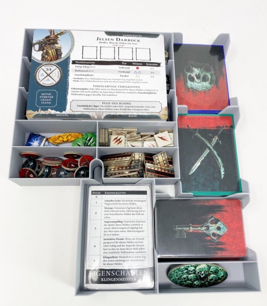 Feldherr Organizer Inserts For Warhammer Quest: Cursed City Board Game Box