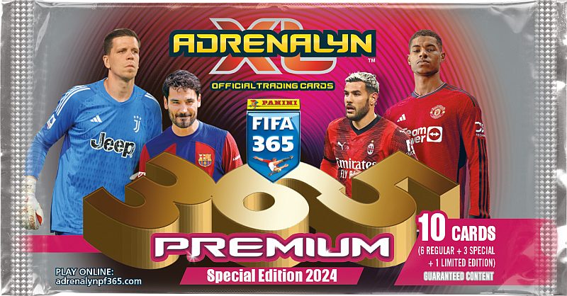 Fifa 365 2024 Premium Booster Pakke Fodboldkort Adrenalyn   Booster Pack