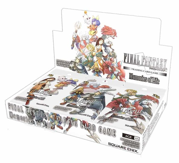 Final Fantasy Tcg Memories Of Life Booster Display  Box Med 18 Pakker