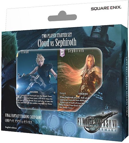 Final Fantasy Tcg:  Two-player Starter Set Cloud Vs  Sephiroth  Vii Remake