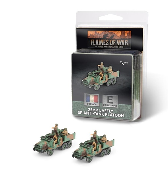 Flames Of War: 25mm Laffly Sp Anti-tank Platoon     Fr161