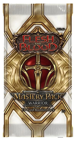 Flesh And Blood Tcg: Mastery Pack: Warrior Booster Pack