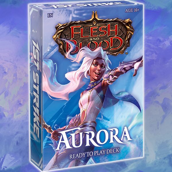Flesh And Blood Tcg: 1st Strike Blitz Deck: Aurora  Lightning Runeblade