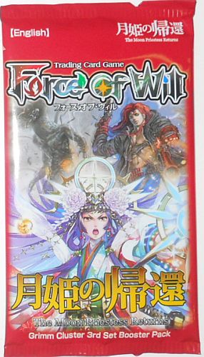Force Of Will Grimm Cluster: The Moon Priestess Returns Booster Pack Booster Pakke Med 10 Kort