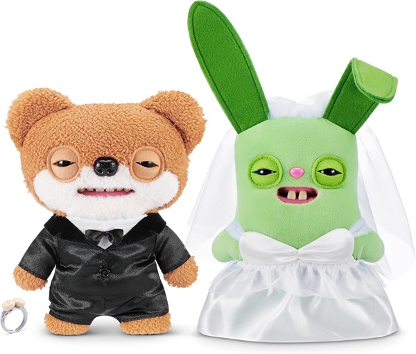 Fuggler: Wedding Day Teddy Bear Nightmare   Bride To Rabid Rabbit Plush Figure 23cm   -pack
