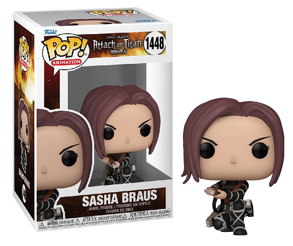 Funko Pop: Attack On Titan Sasha  1448 Animation Vinyl Figure 9cm