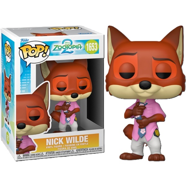Funko Pop: Disney Zootopia   Nick Wilde  1653 Vinyl Figure 9cm