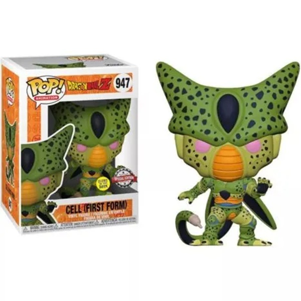 Funko Pop: Dragon Ball   Cell  First Form   947 Animation Vinyl Figure 9cm