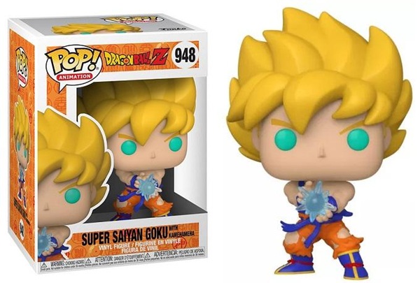 Funko Pop: Dragon Ball   Super Saiyan Goku With Kamehameha Wave  948 Animation Vinyl Figure 9cm