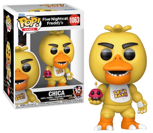 Funko Pop: Five Nights At Freddy   10th Anniversary Chica  1063 Vinyl Figure 9cm