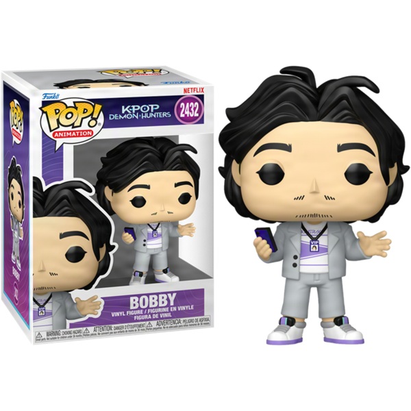 Funko Pop: Kpop Demon Hunters Bobby  2432 Animation Vinyl Figure 9cm