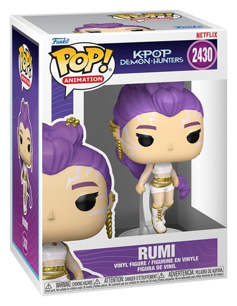 Funko Pop: Kpop Demon Hunters Rumi  Golden Outfit   2430 Animation Vinyl Figure 9cm