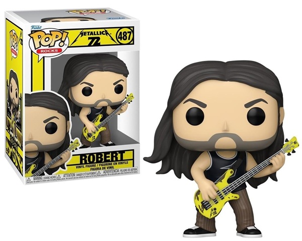 Funko Pop: Metallica Robert  72 Seasons   487 Vinyl Figure 9cm